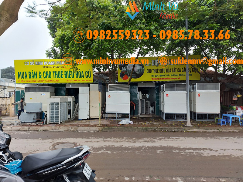 Minh Vũ media chuyên cho thuê điều hòa máy lạnh tại Hà Nội