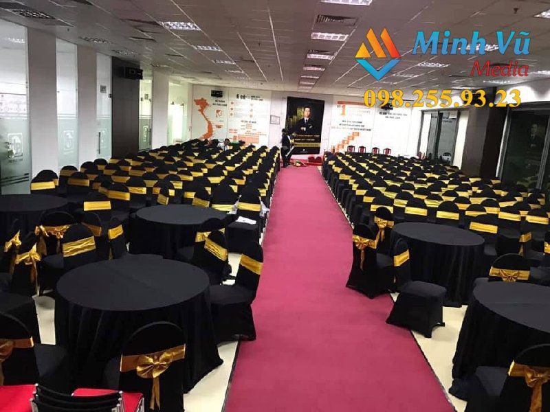 Minh Vũ Media - đơn vị cho thuê ghế banquet sự kiện giá rẻ