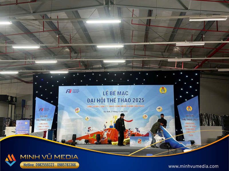 Màn hình led cho lễ bế mạc