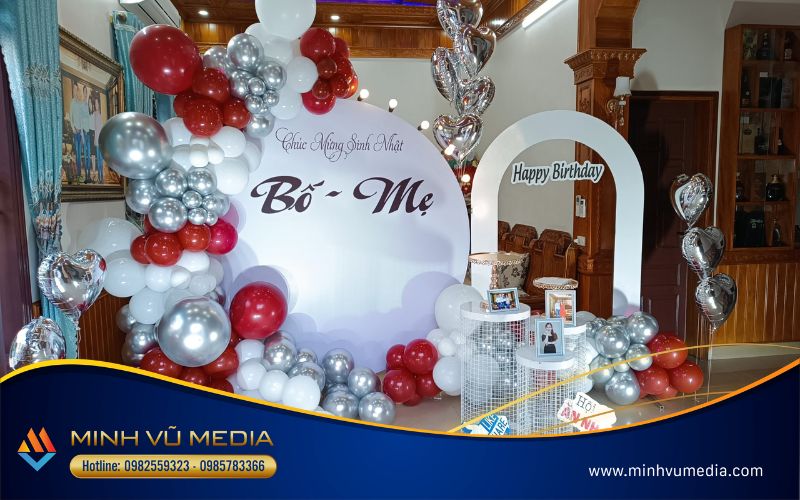 Minh Vũ Media chuyên tổ chức sự kiện tiệc sinh nhật trọn gói