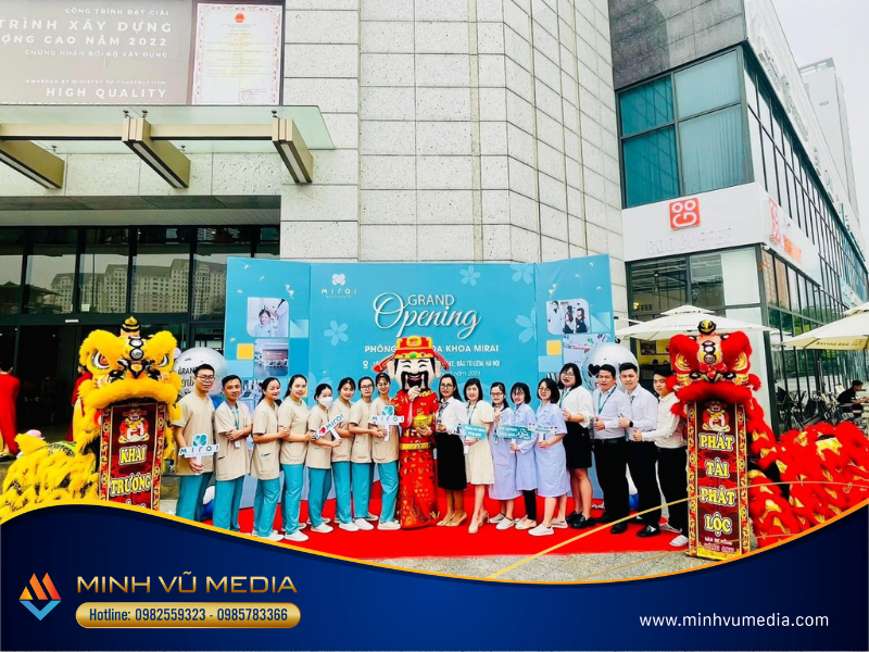 Minh Vũ Media tổ chức khai trương phòng khám trọn gói