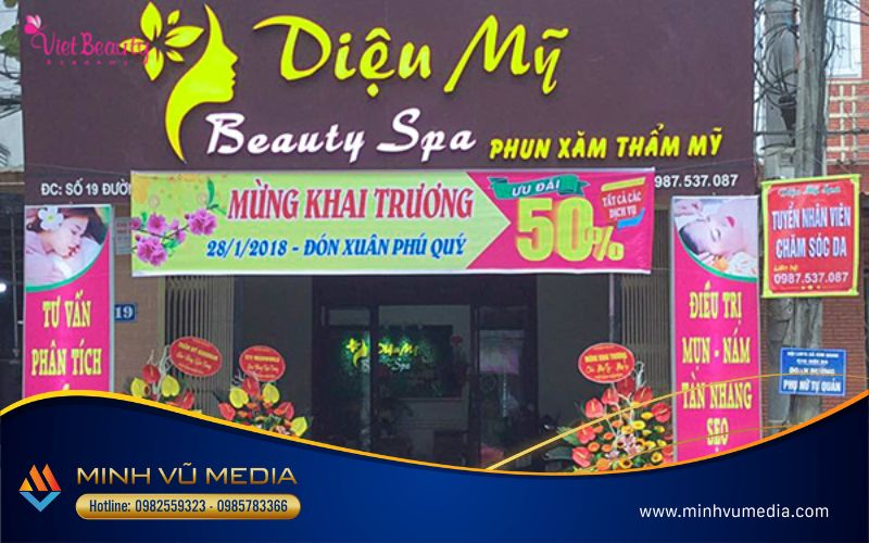 Lưu ý khi lựa chọn kích thước băng rôn khai trương