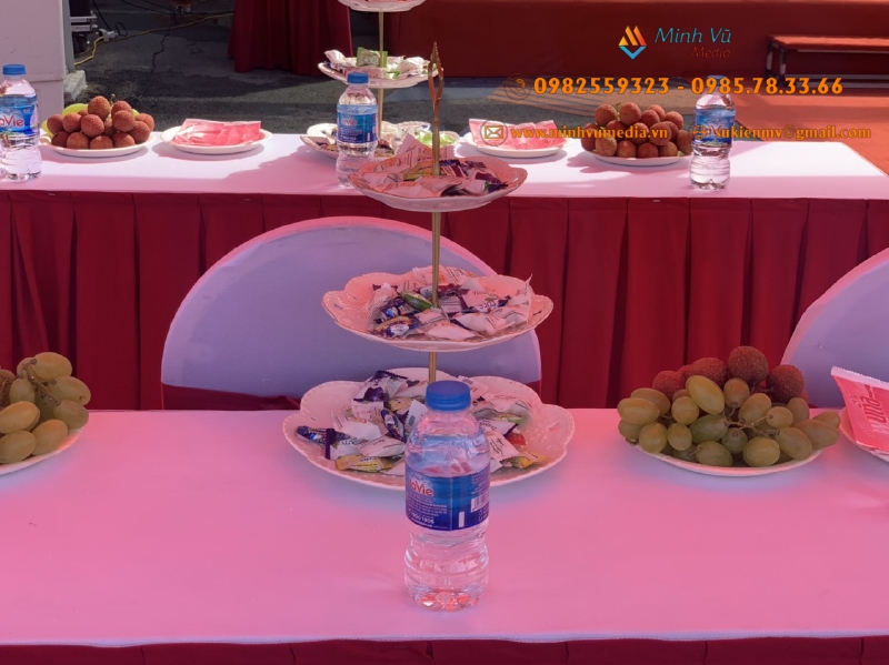 Minh Vũ Media chuyên tổ chức tiệc teabreak cho các sự kiện