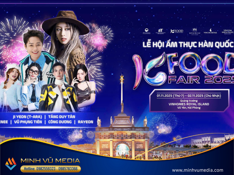 K Food Fair 2025 với sự tham dự của các gương mặt nổi tiếng trong và ngoài nước