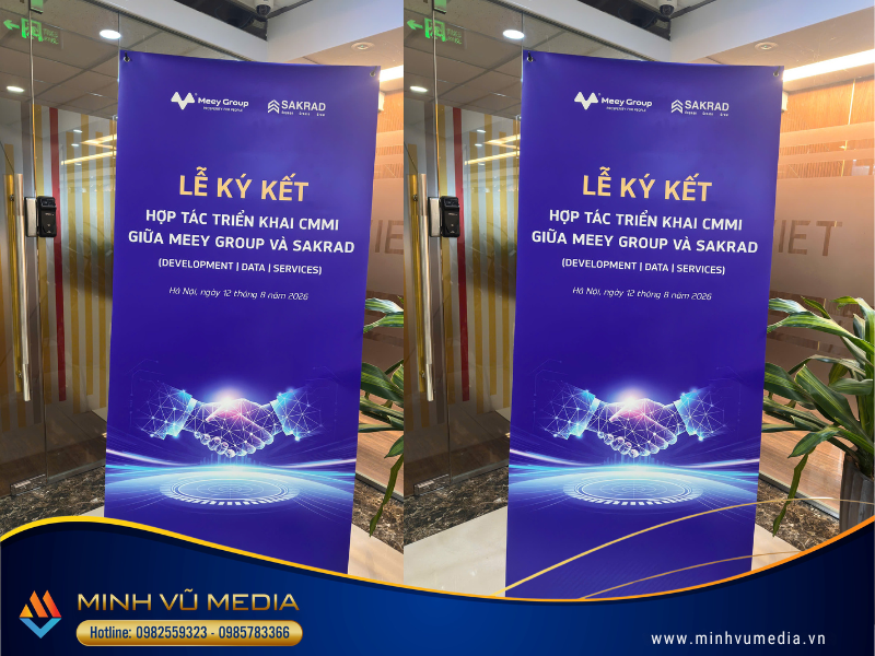 Từng ấn phẩm nhận diện thương hiệu đều được đội ngũ Minh Vũ Media kiểm tra kỹ lưỡng.