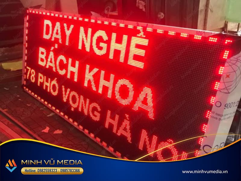 Màn hình LED đơn sắc là loại màn hình chỉ hiển thị một màu duy nhất