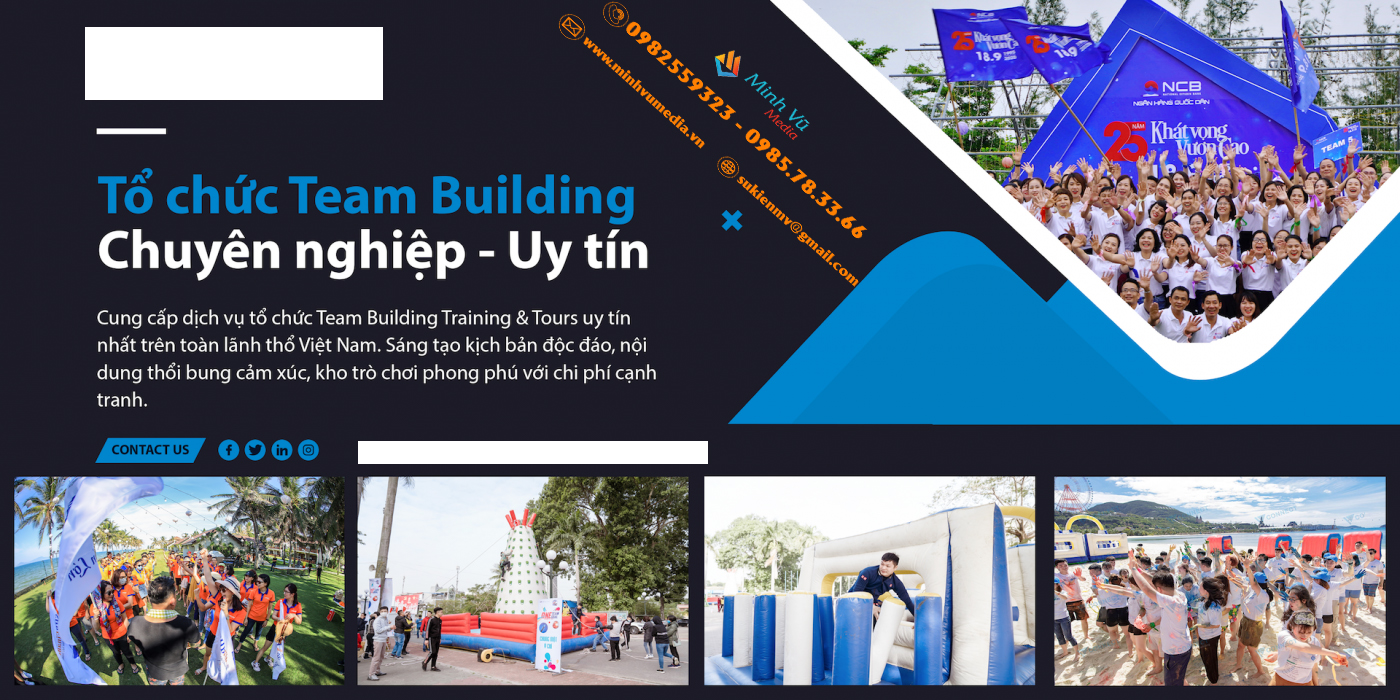 Minh Vũ chuyên tổ chức sự kiện team building cho công ty