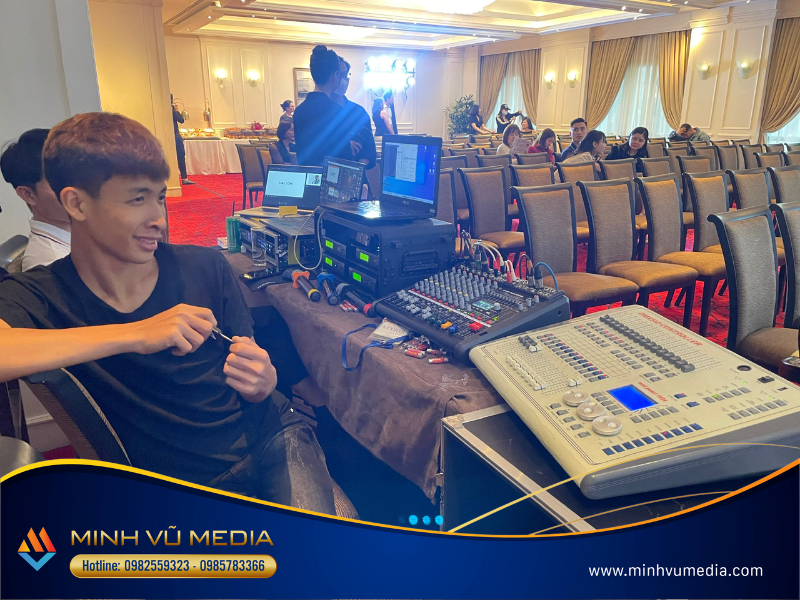Bộ xử lý âm thanh hiện đại của Minh Vũ Media
