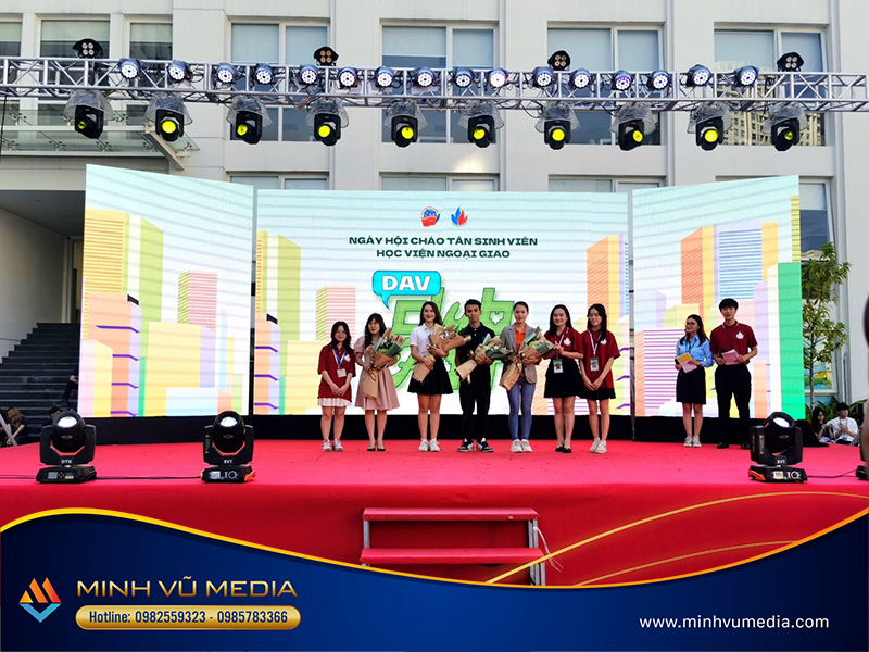 Công ty Minh Vũ media cho thuê âm thanh ánh sáng màn hình led chuyên nghiệp tại các trường đại học