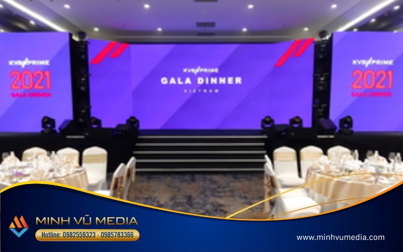 Sự kiện Gala Dinner thuê màn hình Led