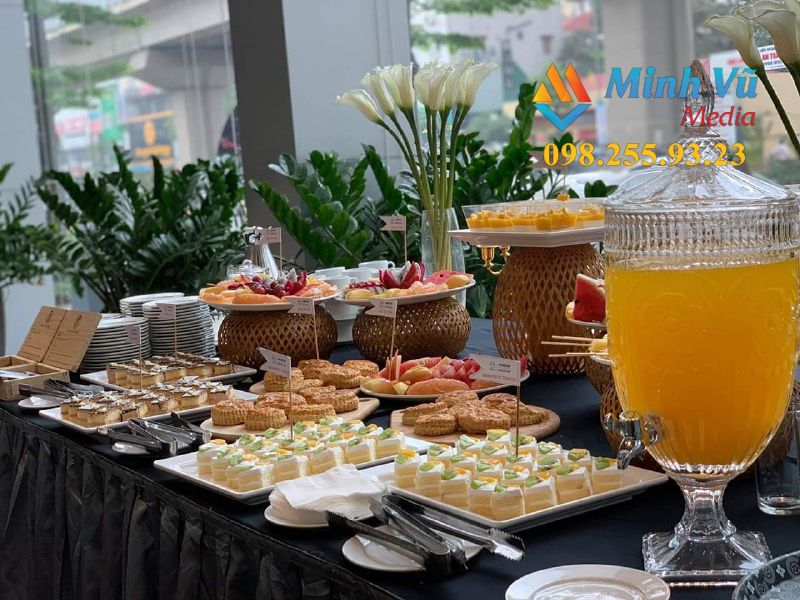 Tiệc teabreak do Minh Vũ Media tổ chức
