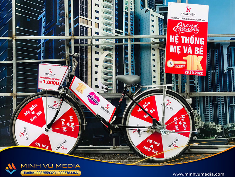 Hình ảnh cung cấp xe đạp cho sự sự kiện roadshow