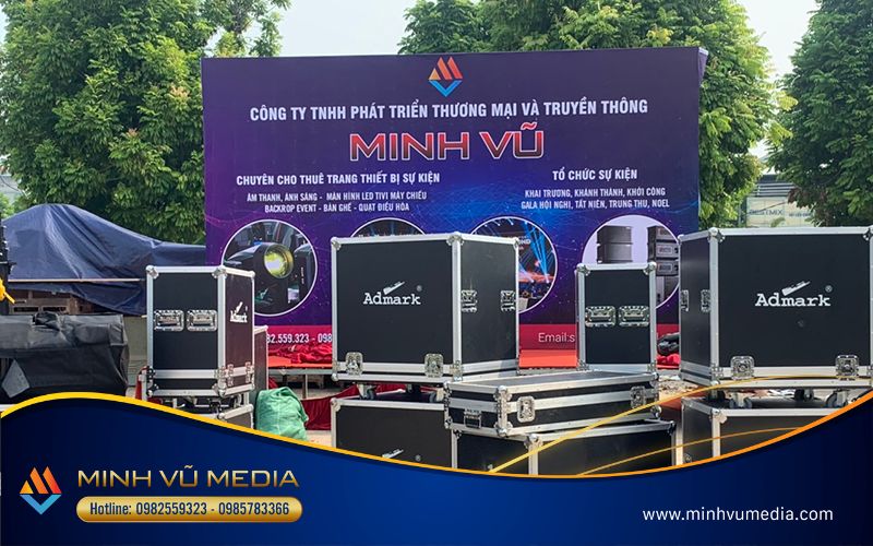 Hệ thống thiết bị sự kiện tại Minh Vũ Media