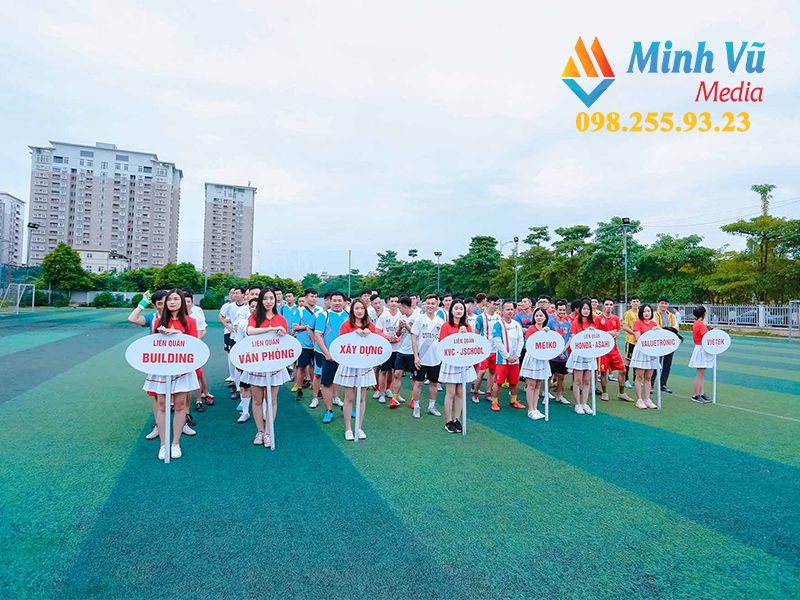 Minh Vũ Media chuyên tổ chức giải bóng đá cho công ty trọn gói