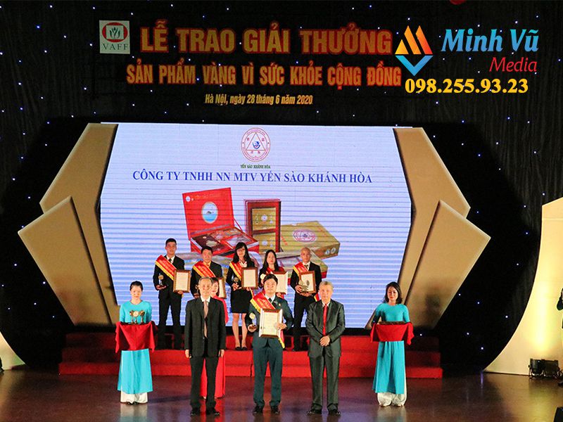 Minh Vũ Media chuyên tổ chức các sự kiện trao giải trọn gói