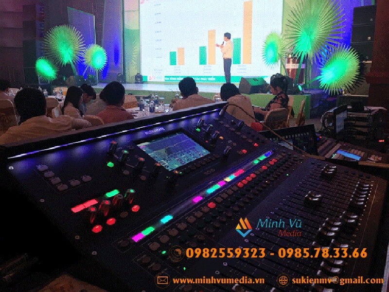 Dàn âm thanh phục vụ sự kiện trong khách sạn của Minh Vũ Media