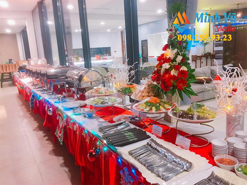 Minh Vũ chuyên tổ chức các buổi tiệc buffet, teabreak với menu đa dạng