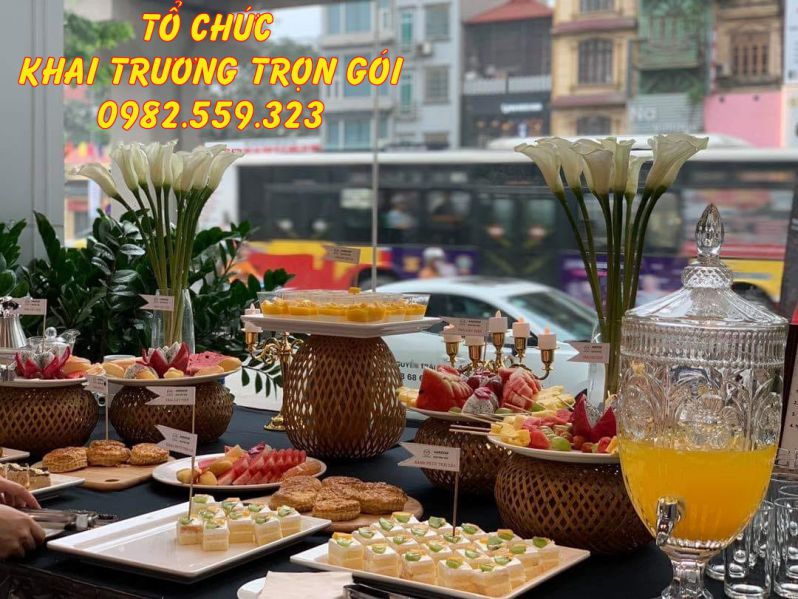 Tổ chức tiệc teabreak giá rẻ tại Hà Nội