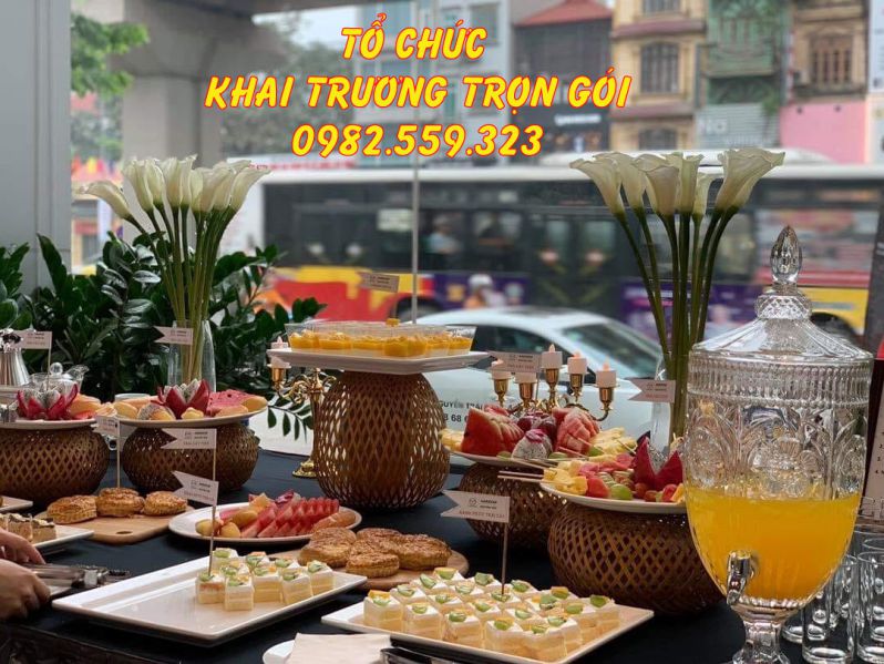 Suất menu tổ chức tiệc trà tại Minh Vũ